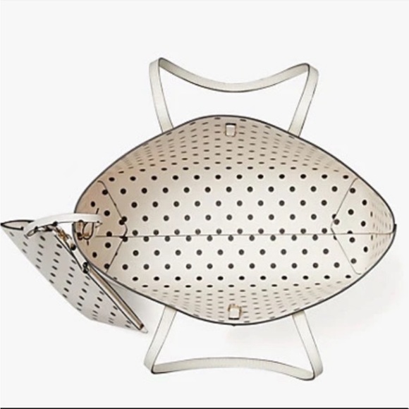 KATE SPADE: Molly Cabana Dot Pop Small Tote - Picture 3 of 9